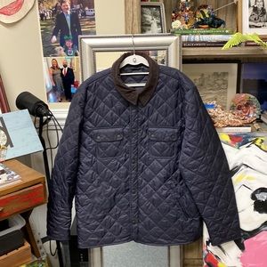 Barbour Tinford quilted jacket.  Navy XXL